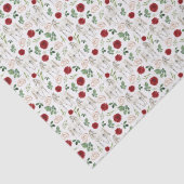 Rustic Equestrian Floral Red Tissue Paper 薄葉紙 (詳細)