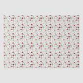 Rustic Equestrian Floral Red Tissue Paper 薄葉紙 (正面)
