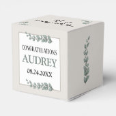 Rustic Eucalyptus 2"w x 2"l x 2"h フェイバーボックス (裏面サイド)