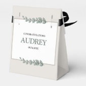 Rustic Eucalyptus 3"w x 1.5"l x 3.25"h フェイバーボックス (裏面サイド)