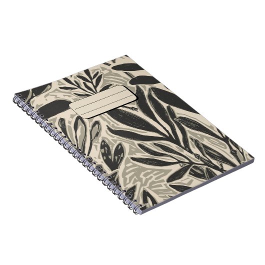 Rustic Eucalyptus Leaves & Branches ノートブック (右側)