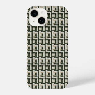 Rustic Evergreen Wood Pattern Nature Aesthetic Pho iPhone 14ケース