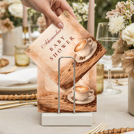 Rustic Fall A Baby Is Brewing Baby Shower スタンダードカクテルナプキン