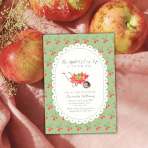 Rustic Fall Harvest Apple Of Our Eye ベビーシャワー
