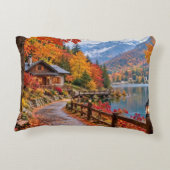 Rustic Fall Hideaway アクセントクッション (裏面)