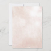 Rustic Fall in Love Fall Floral Bridal Shower  招待状 (裏面)