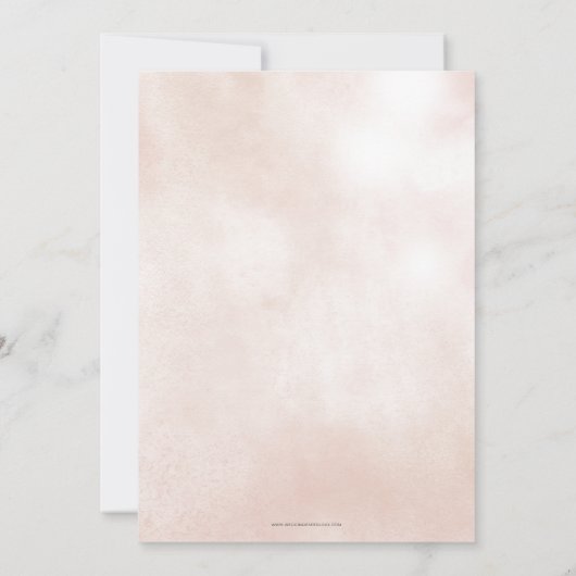 Rustic Fall in Love Pumpkins Fall Bridal Shower 招待状 (裏面)