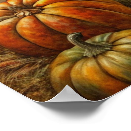 Rustic Fall Poster ポスター (角)