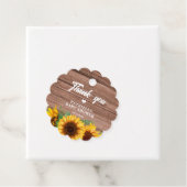 Rustic Fall Sunflower | Baby Shower フェイバータグ (インサイチュ)