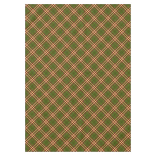 Rustic Fall Tablecloth Unique Plaid Birthday Gift テーブルクロス (正面)
