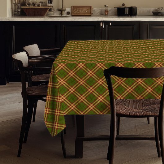 Rustic Fall Tablecloth Unique Plaid Birthday Gift テーブルクロス