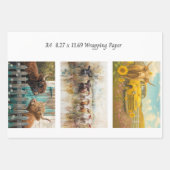 Rustic Farm Life A4 Wrapping Paper for Decoupage  ラッピングペーパーシート (正面3)