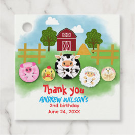 Rustic Farm Party Animals Balls Ready to Play Ball フェイバータグ