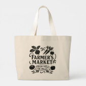 Rustic Farmer’s Market Tote ラージトートバッグ (裏面)