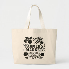 Rustic Farmer’s Market Tote ラージトートバッグ