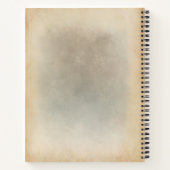 Rustic Farmer's Market Fruits Vegetables Recipe ノートブック (裏面)