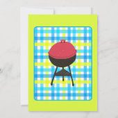 Rustic Farmhouse BBQ Card – Sunflower Cookout 招待状 (裏面)