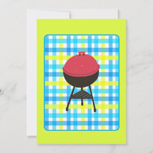 Rustic Farmhouse BBQ Card – Sunflower Cookout 招待状 (裏面)