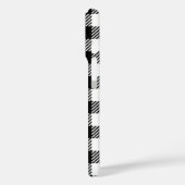 Rustic Farmhouse Black & White Checkered Case-Mate iPhoneケース (裏面 / 左)