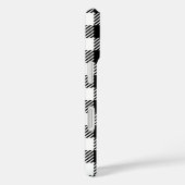 Rustic Farmhouse Black & White Checkered Case-Mate iPhoneケース (裏面 / 右)