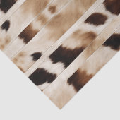 Rustic Farmhouse Cowboy Western Country Cow Print  薄葉紙 (詳細)