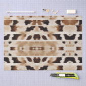 Rustic Farmhouse Cowboy Western Country Cow Print  薄葉紙 (クラフト)