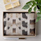Rustic Farmhouse Cowboy Western Country Cow Print  薄葉紙 (ギフト)