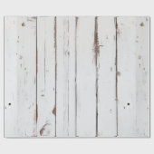 Rustic Farmhouse Distressed Wood ラッピングペーパー (フラット)