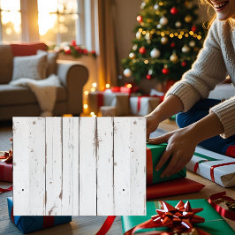 Rustic Farmhouse Distressed Wood 薄葉紙