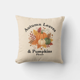 Rustic Farmhouse Fall Décor with Pumpkins クッション