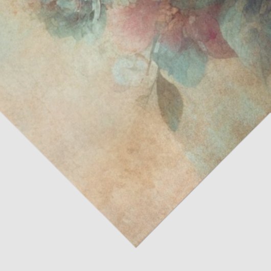 Rustic Farmhouse Floral Hummingbird Decoupage 薄葉紙 (詳細)