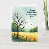 Rustic Fathers Day Field Card カード (正面)