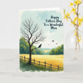 Rustic Fathers Day Field Card カード (黄色い花)