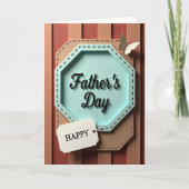 Rustic Fathers Day Scene Card カード (正面)