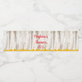 Rustic Fiesta Water Bottle Labels | Taco Shower ペットボトルラベル (シングルラベル)