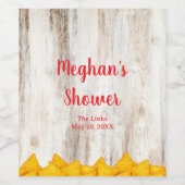 Rustic Fiesta Wine Bottle Label | Taco ‘Bout Love ワインラベル (シングルラベル)