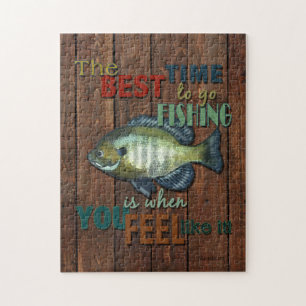 Rustic Fishing   Bluegill Fish ジグソーパズル