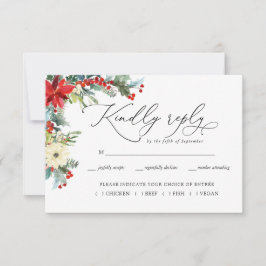 Rustic Floral | ウィンターボタニカル ウェディング RSVP