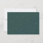 Rustic Floral | ウィンターボタニカル ウェディング RSVP (裏面)