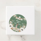 Rustic Floral Baby Shower  フェイバータグ (インサイチュ)