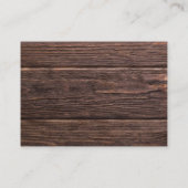 Rustic Floral Book for Baby Enclosure Card エンクロージャーカード (裏面)