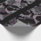 Rustic floral collage striped pattern ラッピングペーパー (角)