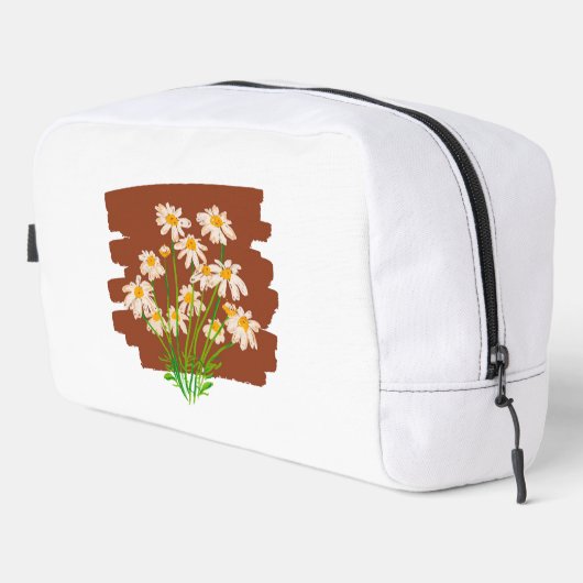 Rustic floral design on brown background ドップキット (右コーナー)