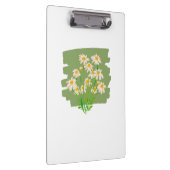 Rustic Floral Design on Green Background クリップボード (右)