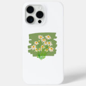 Rustic Floral Design on Green Background Case-Mate iPhoneケース (裏面)