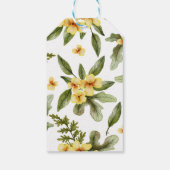 Rustic Floral Mushrooms Fall Baby Shower Thank You ギフトタグ (裏面)