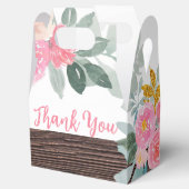 Rustic Floral Party Favor Gable Box フェイバーボックス (オープン)
