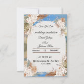 Rustic Floral Sky Wedding Invitation 招待状 (正面)