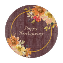 Rustic Floral Thanksgiving カッティングボード
