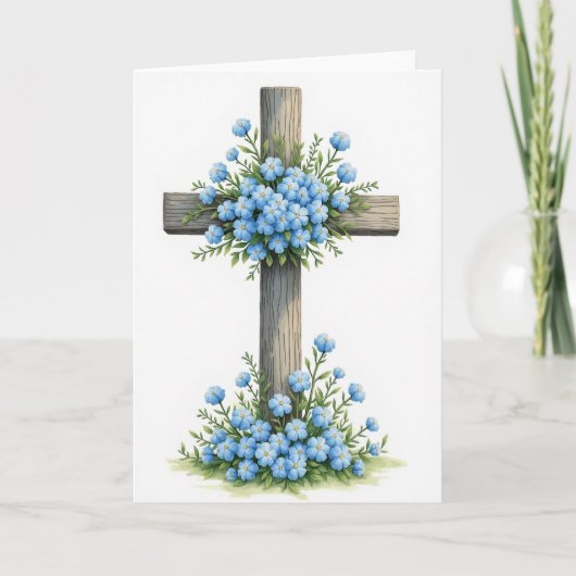Rustic Floral Uprights Art Card カード (正面)